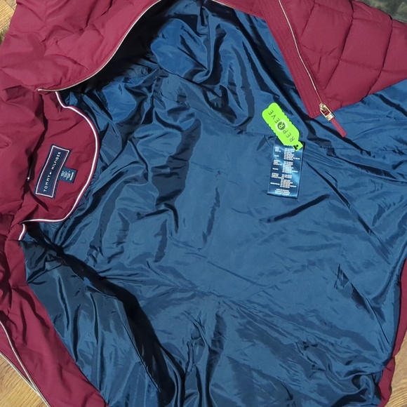 🆕NWT Tommy Hilfiger MACY'S EXCLUSIVE Faux Fur Trimmed PUFFER COAT Medium - Picture 9 of 12